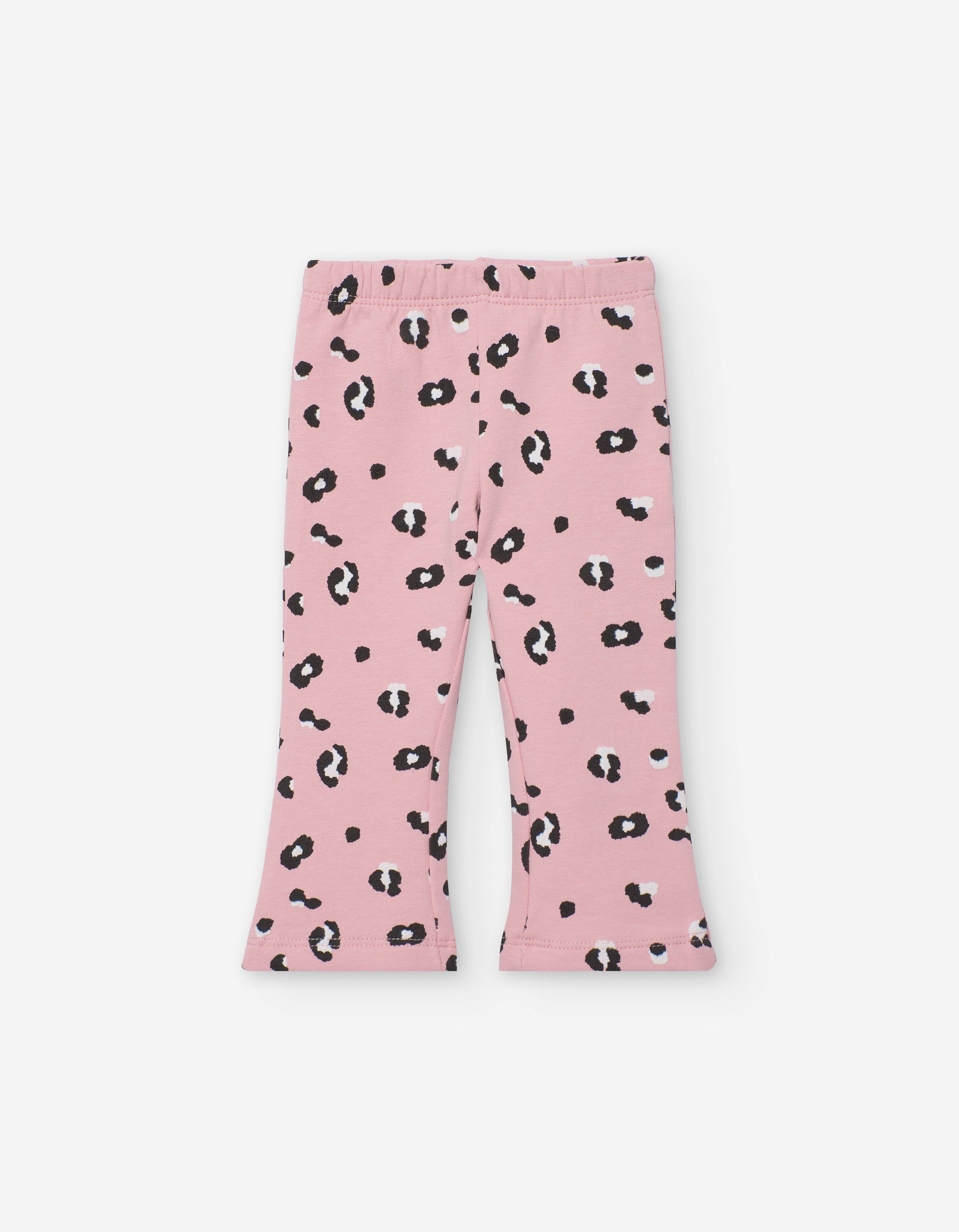 Pantalón rosa bebé con estampado animal print LOSAN