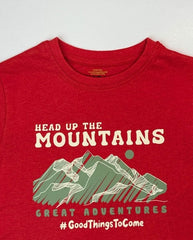 Camiseta Estampado Rojo Losan Aventure
