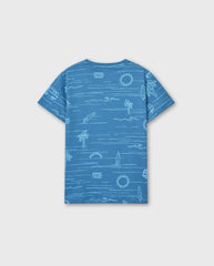 Camiseta Estampado Playa Losan Mar