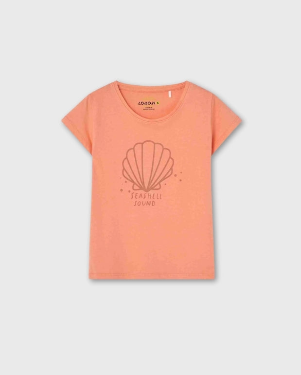 Blusa Conchas Salmon Losan