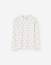 Blusa manga larga puntos blanca Zippy talla infantil 2T‑7T