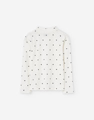 Blusa blanca puntos negra niñas Zippy 2T‑7T