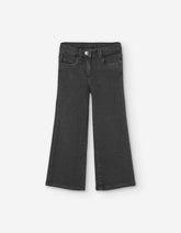 Pantalón denim negro con brillos niña Losan – vista frontal