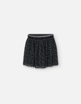 Falda tul animal print negro Zippy para niña 2T a 7T