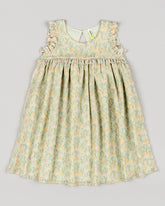 Vestido Velo Estampado Flores