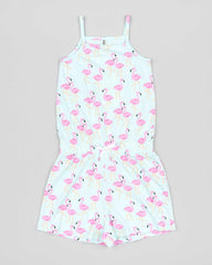 Enterizo Tiras Estampado Flemencos Losan