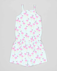 Enterizo Tiras Estampado Flemencos Losan