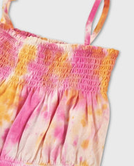 Enterizo Tirantes Naranja Losan Detalle