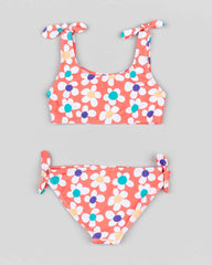 Traje de Baño Flores Naranja Losan