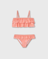 Vestido de Baño Volantes Salmon Losan