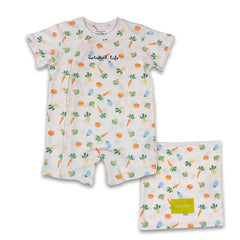 Pelele Estampado Vegetales Blanco Losan