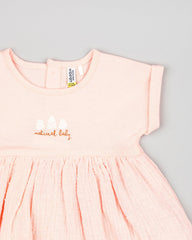 Vestido Plumeti Natural Baby Rosa