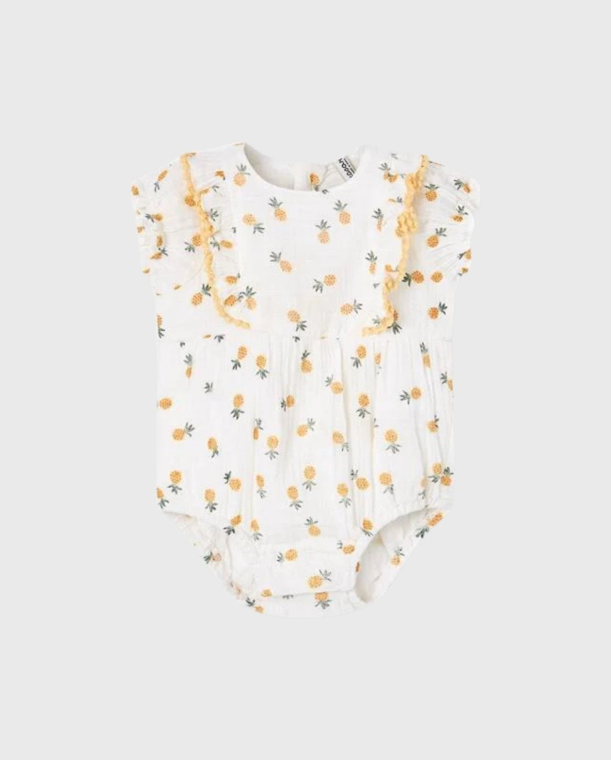 Body Volantes Piñas Blanco Losan