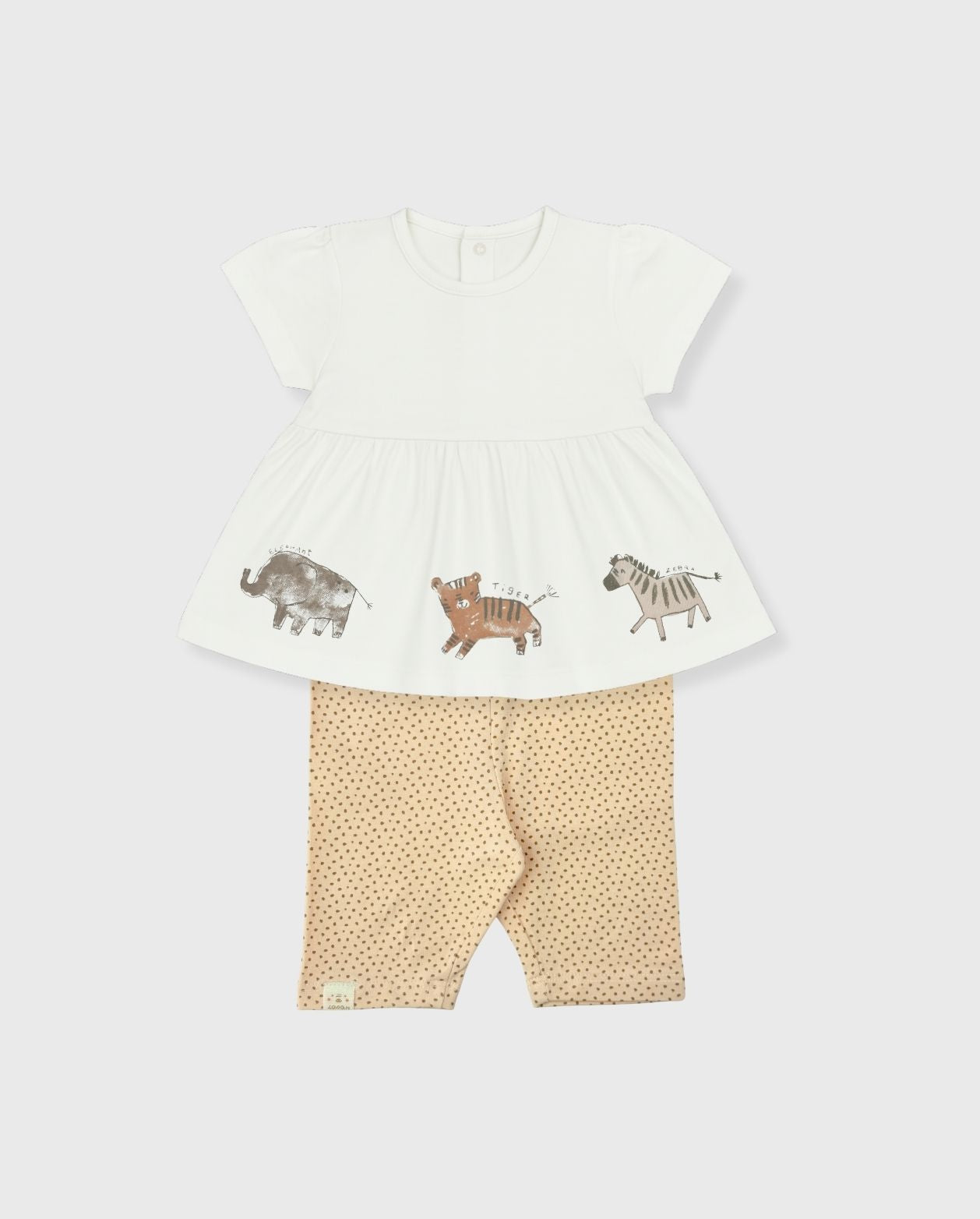 Conjunto Short Puntos Animales Losan