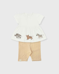 Conjunto Short Puntos Animales Losan