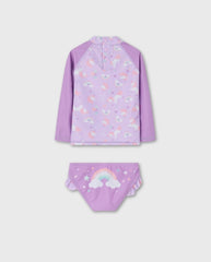 Vestido de Baño Unicornio Lila Losan Morado