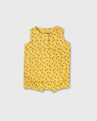 Pelele Estampado Piñas Amarillo Losan