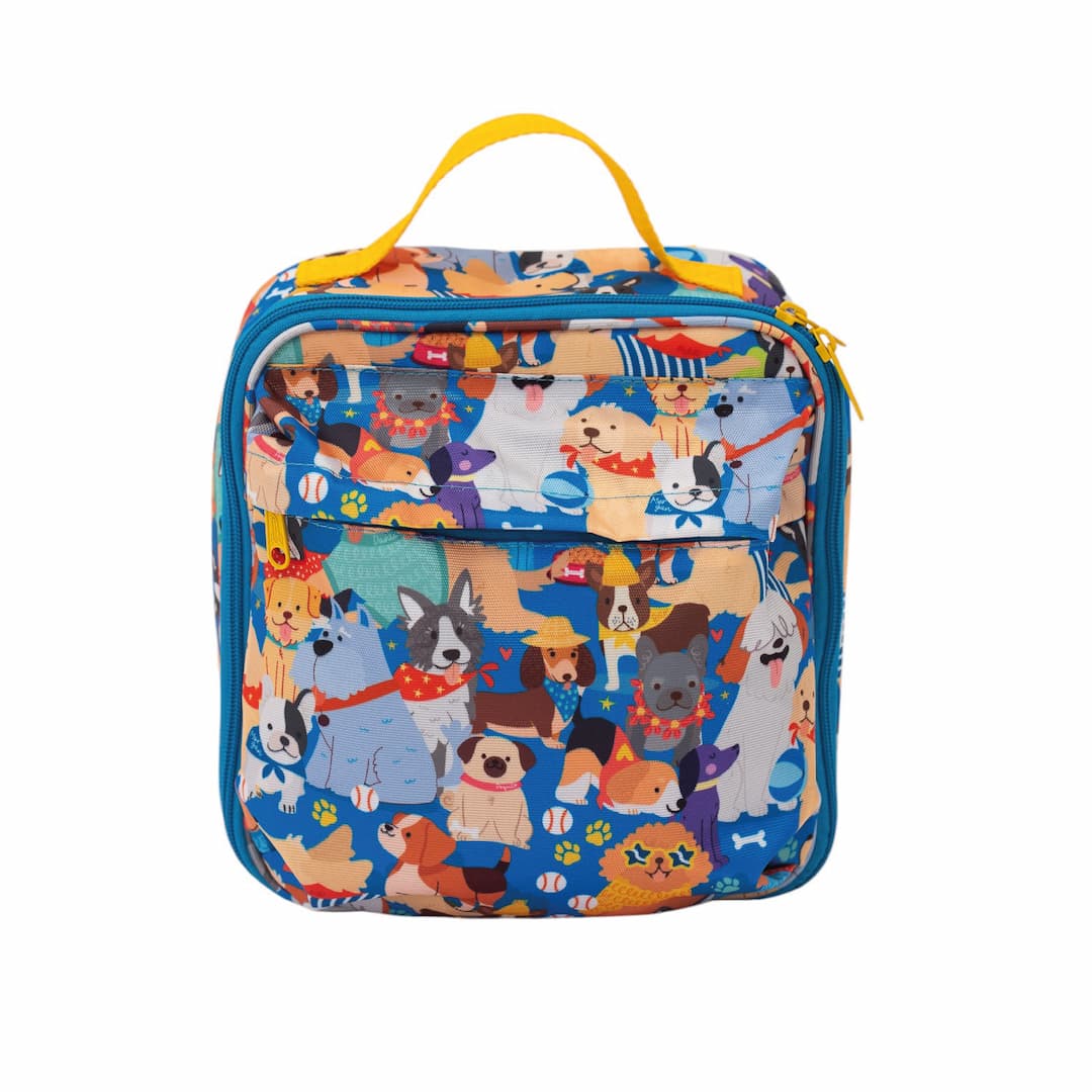 Lonchera Premium Impermeable Para Niños Perritos