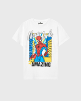 Camiseta Spider-Man New York Blanco Losan
