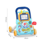 Andadera Multifuncional Tablero Elefante Azul