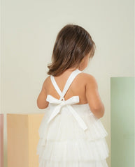 Body Voz Tul Flores Beige Detalles