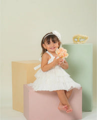 Body Voz Tul Flores Beige