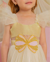 Vestido Volar Mariposa Dorada Princesas