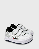 Tenis Velcro Mickey Blanco