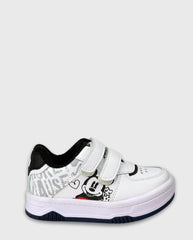 Tenis Velcro Mickey Blanco Disney