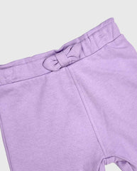 Pantalón Resortado Moño Lila Losan Detalle
