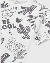 Camiseta Estampado Desert Blanco Losan detalle