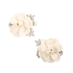 Set Pinzas Flor Fauna crudo