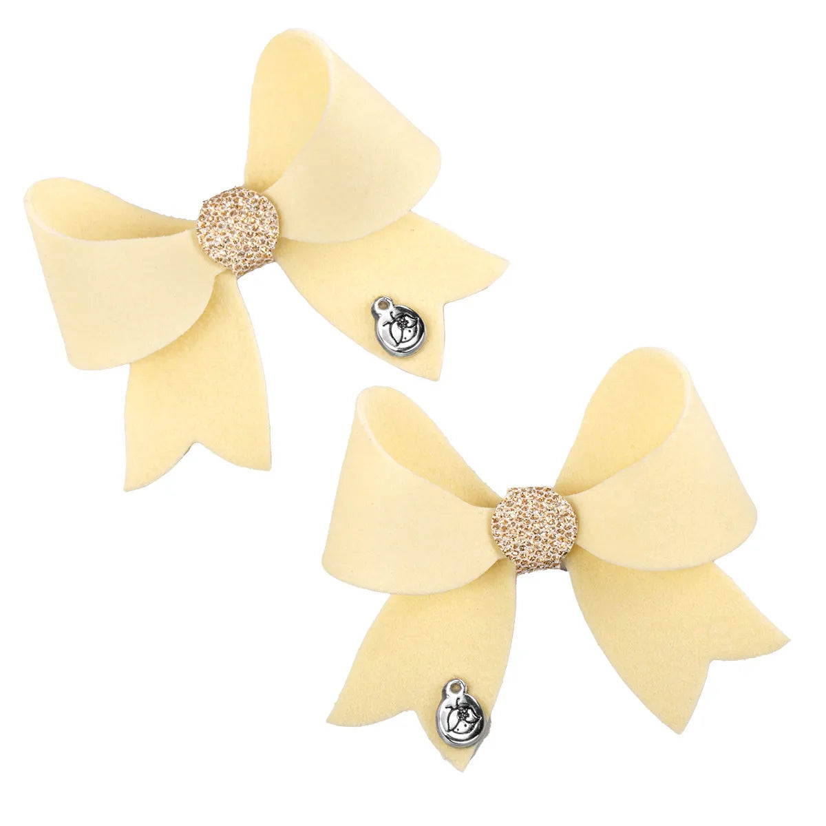 Set Pinzas Moño Candy Bow amarillo