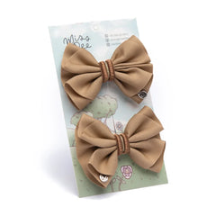 Set Pinzas Moño Whisper Bow late