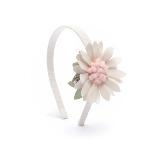 Diadema Flor Fable blanco