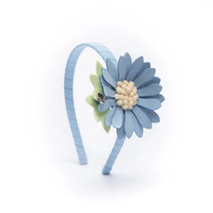 Diadema Flor Fable azul