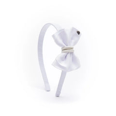 Diadema Moño Whisper Bow blanco
