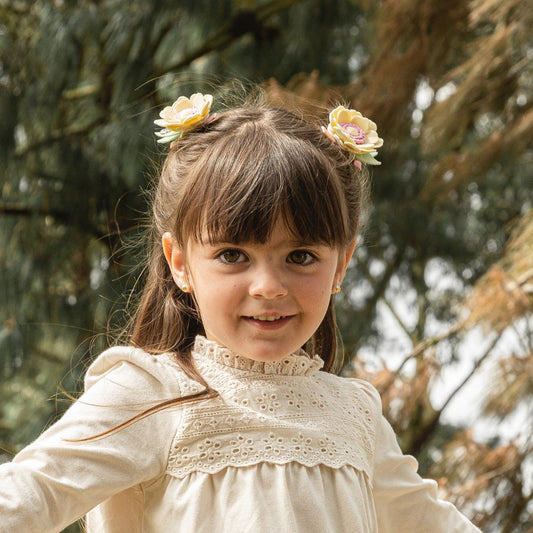 Set Pinzas Flor Fay