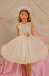 Vestido Detalle Espalda Musa Beige