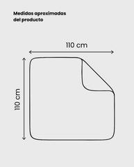 Manta Hilo Con Lazo Rosa Lubilú Medidas