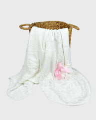 Manta Hilo Con Lazo Rosa Lubilú