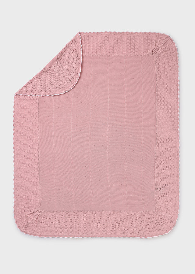 Manta Tricot Rosa Mayoral