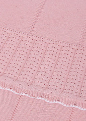 Manta Tricot Rosa Mayoral detalle