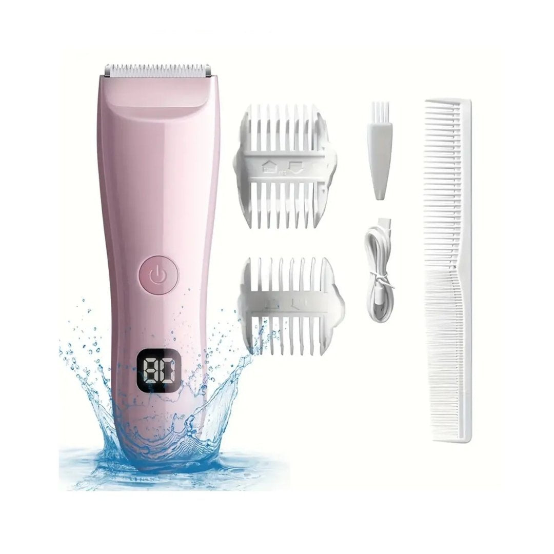 Máquina Corte De Cabello Recargable Rosa