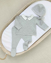 Primer Día Tricot Cuello Gris Martín Aranda