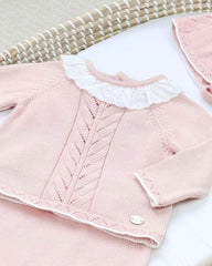 Primer Día Tricot Rosa Martín Aranda Girl Pink