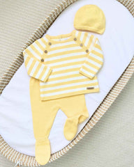 Primer Día Tricot Rayas Amarillo Martin Aranda