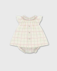 Vestido Bordado Cuadros Martín Aranda diseño