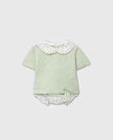 Conjunto Short Tricot Verde Dr.kid