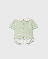 Conjunto Short Tricot Verde Dr.kid diseño